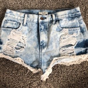 Forever 21 high waisted shorts